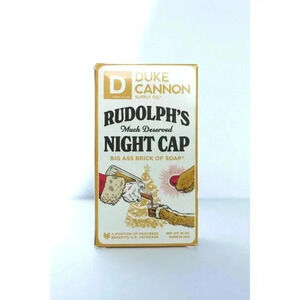Duke Cannon Supply Co. Rudolph's Much Deserved Night Cap BAR SOAP 10 OZ NEW